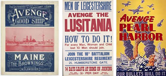 Maine, Lusitania, Pearl Harbor