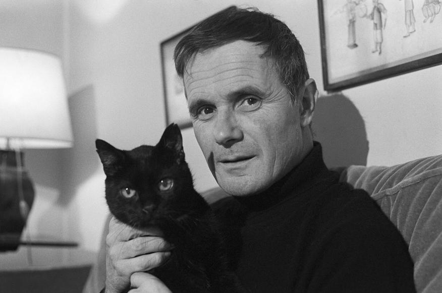 Schoendoerffer and cat
