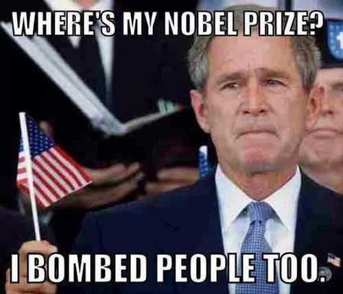 Bush Nobel Prize