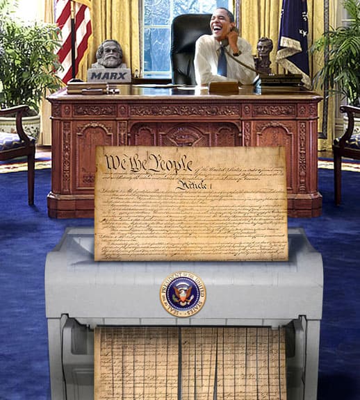 Constitution shredder