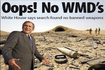 Oops No WMDs