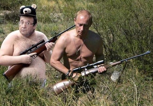 Putin Hollande