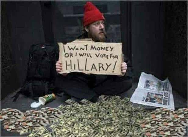 Hillary homeless man