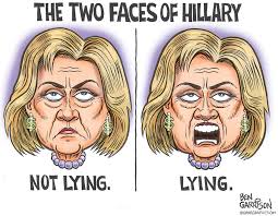 Two faces of Hillary