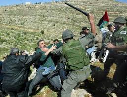 Beating Palestinians